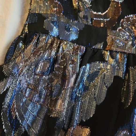 Ramy Brook sz 4 Shaina Lurex Silk Jacquard Mini Dress - Picture 4 of 12